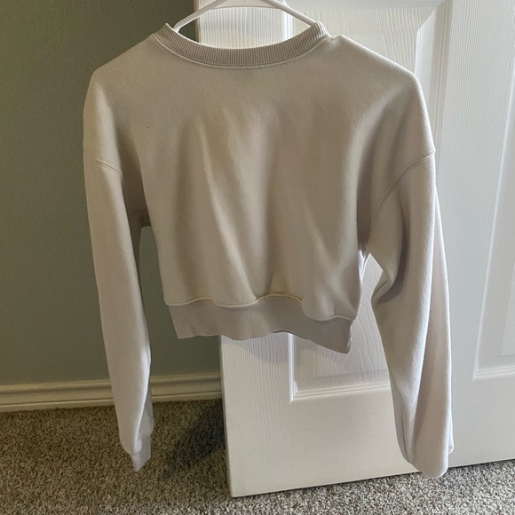 Cropped crewneck - Picture 2 of 2